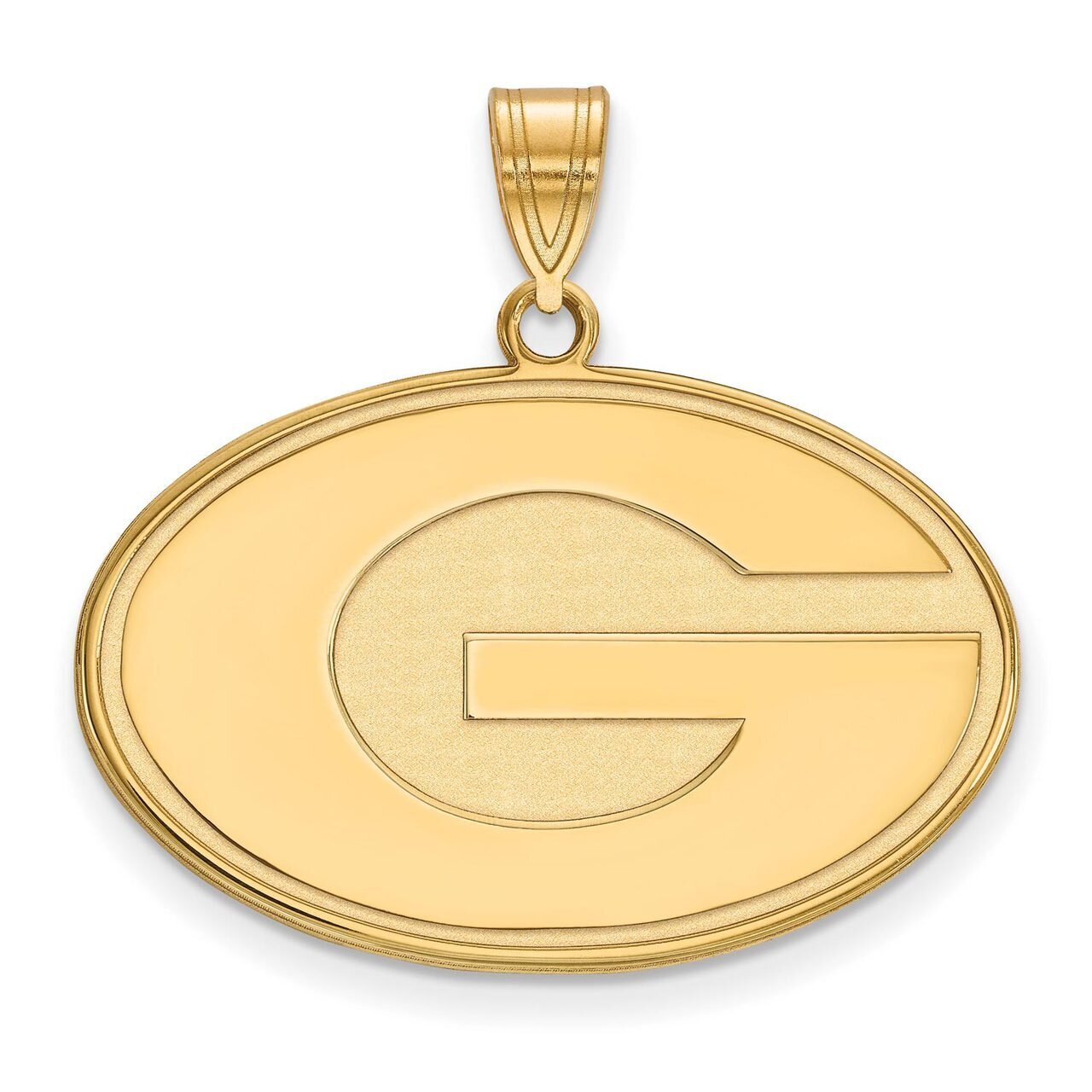 University of Georgia Large Pendant Gold-plated Silver GP004UGA
