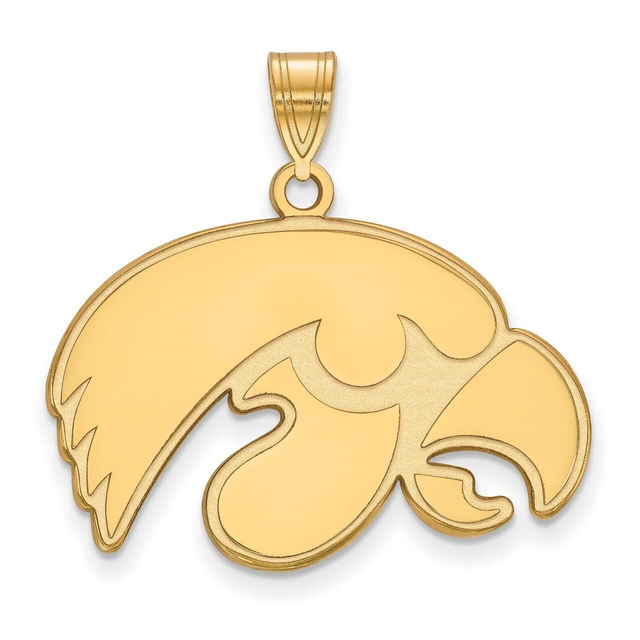 University of Iowa Large Pendant Gold-plated Silver GP004UIA, MPN: GP004UIA, 886774899312