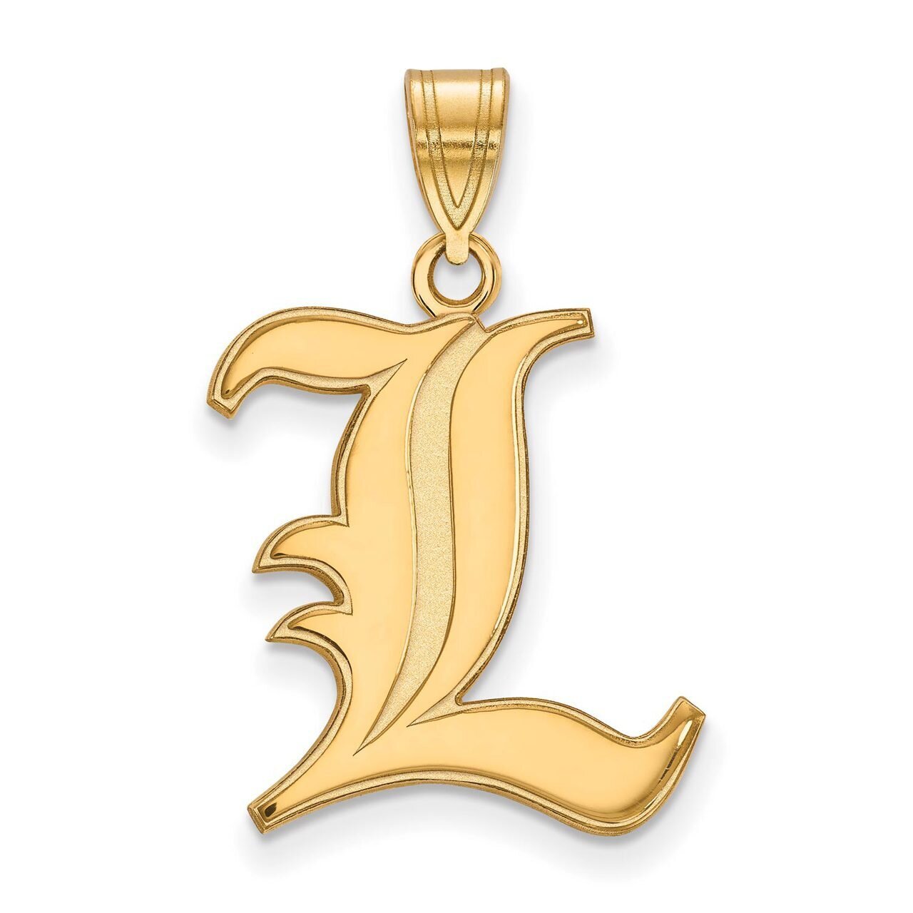 University of Louisville Large Pendant Gold-plated Silver GP004UL