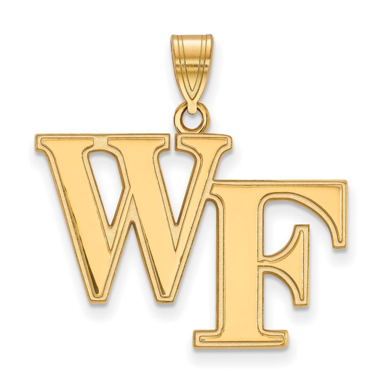 Wake Forest University Large Pendant Gold-plated Silver GP004WFU, MPN: GP004WFU, 886774899855