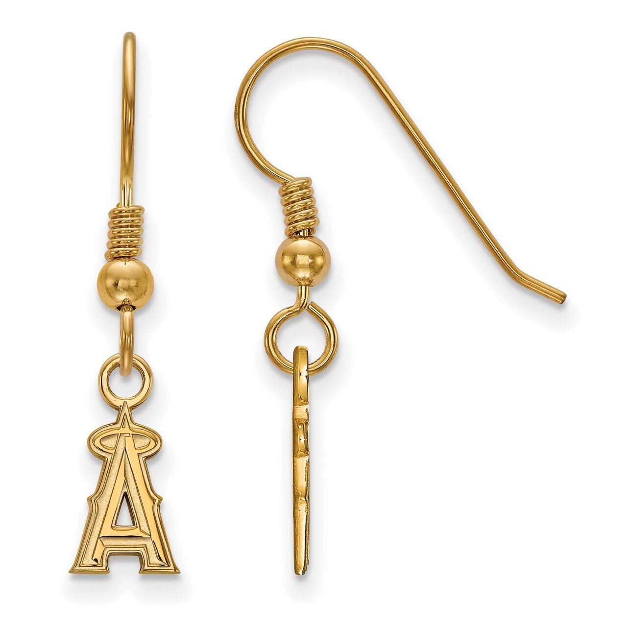 Los Angeles Angels x-Small Dangle Earring Wire Gold-plated Silver GP005ANG, MPN: GP005ANG, 88677490…