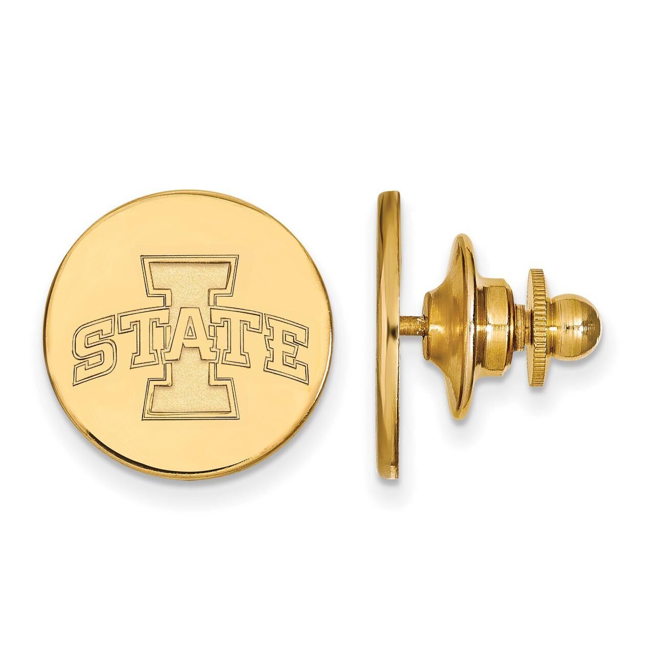 Iowa State University Lapel Pin Gold-plated Silver GP005IAS