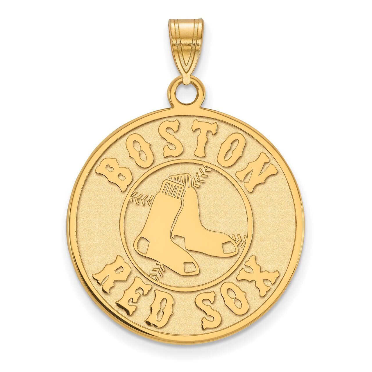 Boston Red Sox x-Large Pendant Gold-plated Silver GP005RSO
