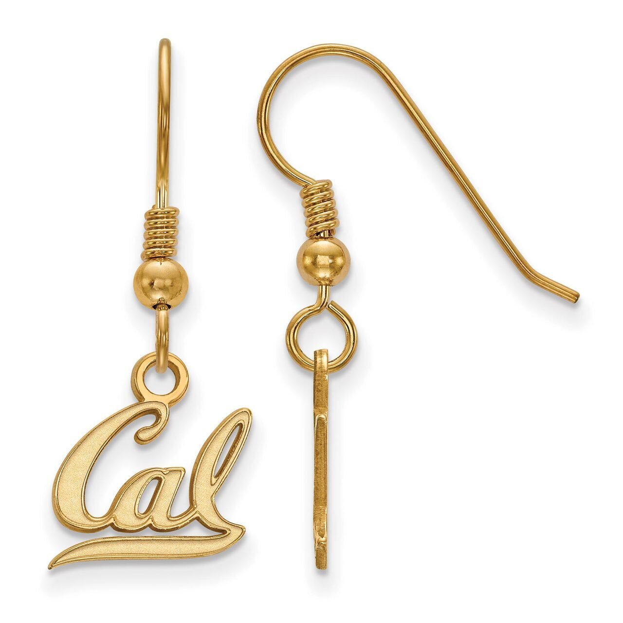 University of California Berkeley x-Small Dangle Earring Wire Gold-plated Silver GP005UCB, MPN: GP0…