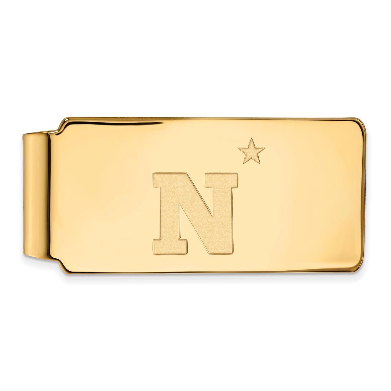 Navy Money Clip Gold-plated Silver GP005USN