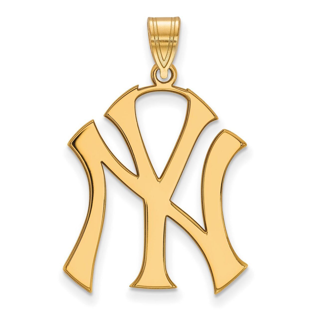 New York Yankees x-Large Pendant Gold-plated Silver GP005YAN
