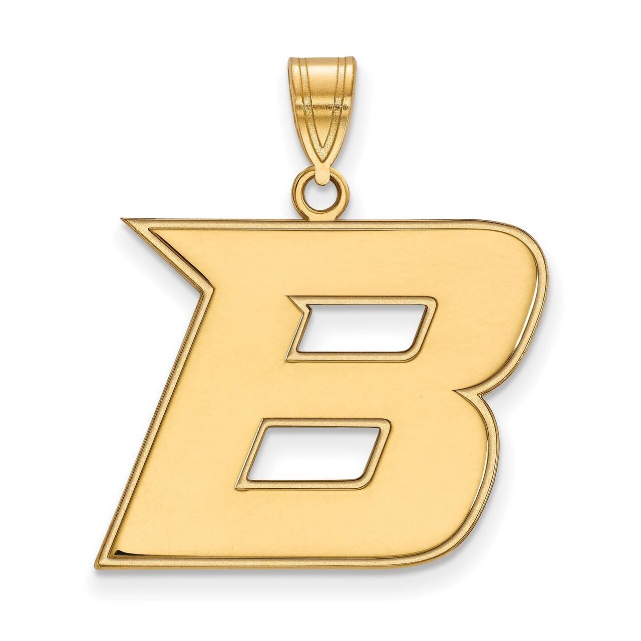 Boise State University Large Pendant Gold-plated Silver GP006BOS