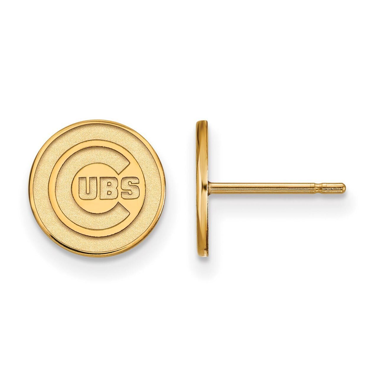 Chicago Cubs x-Small Post Earring Gold-plated Silver GP006CUB, MPN: GP006CUB, 886774902685