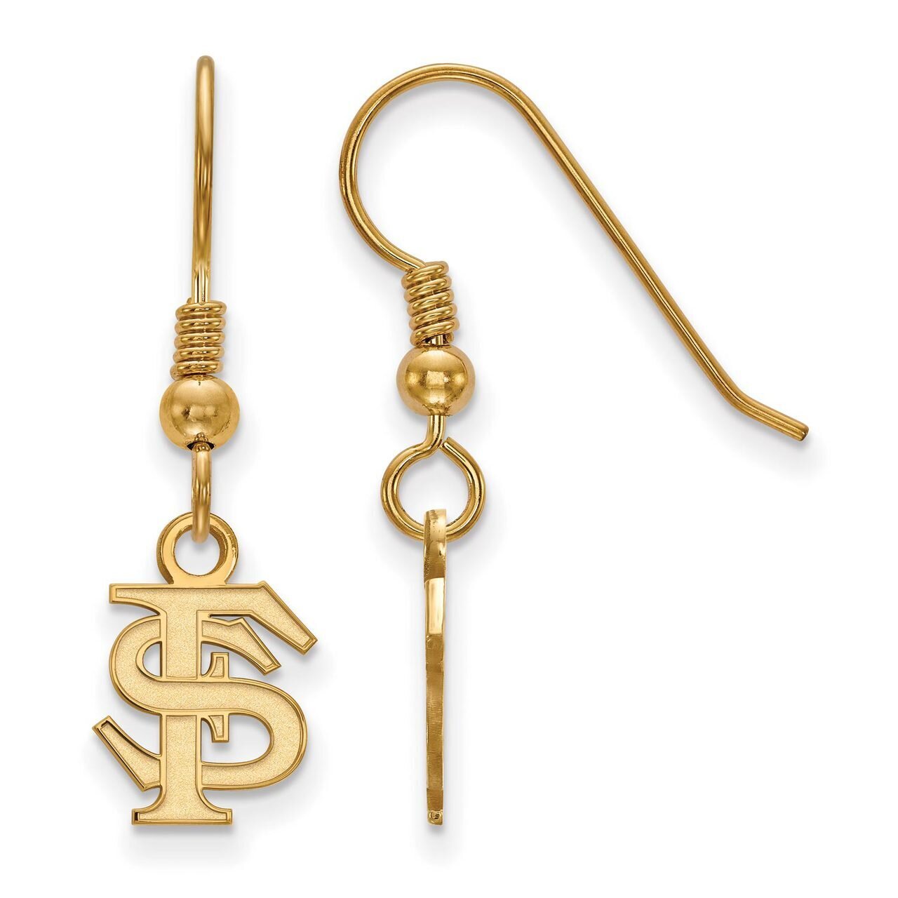 Florida State University x-Small Dangle Earring Wire Gold-plated Silver GP006FSU, MPN: GP006FSU, 88…