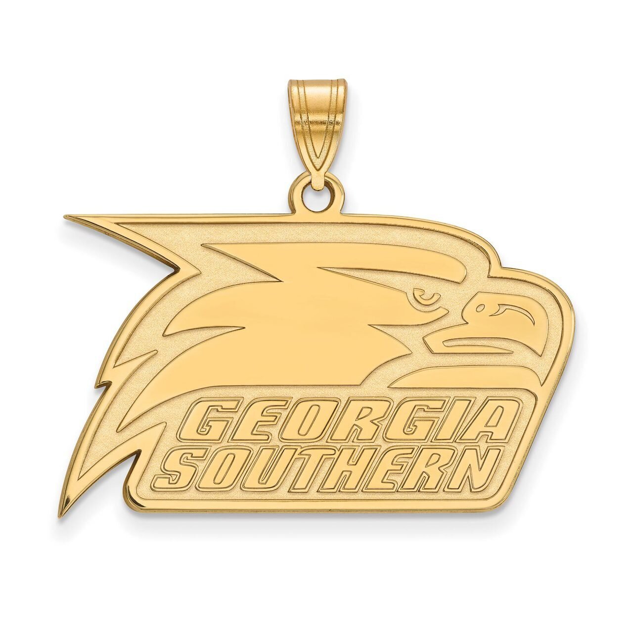 Georgia Southern University Large Pendant Gold-plated Silver GP006GSU