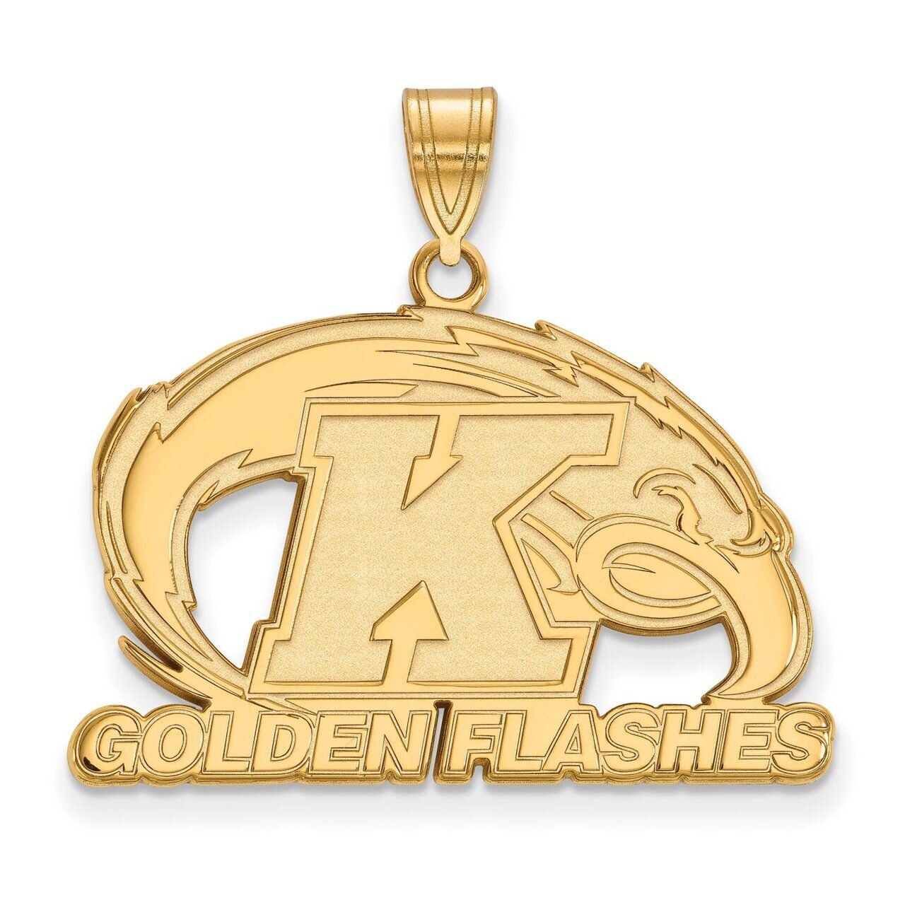 Kent State University Large Pendant Gold-plated Silver GP006KEN, MPN: GP006KEN, 886774903064