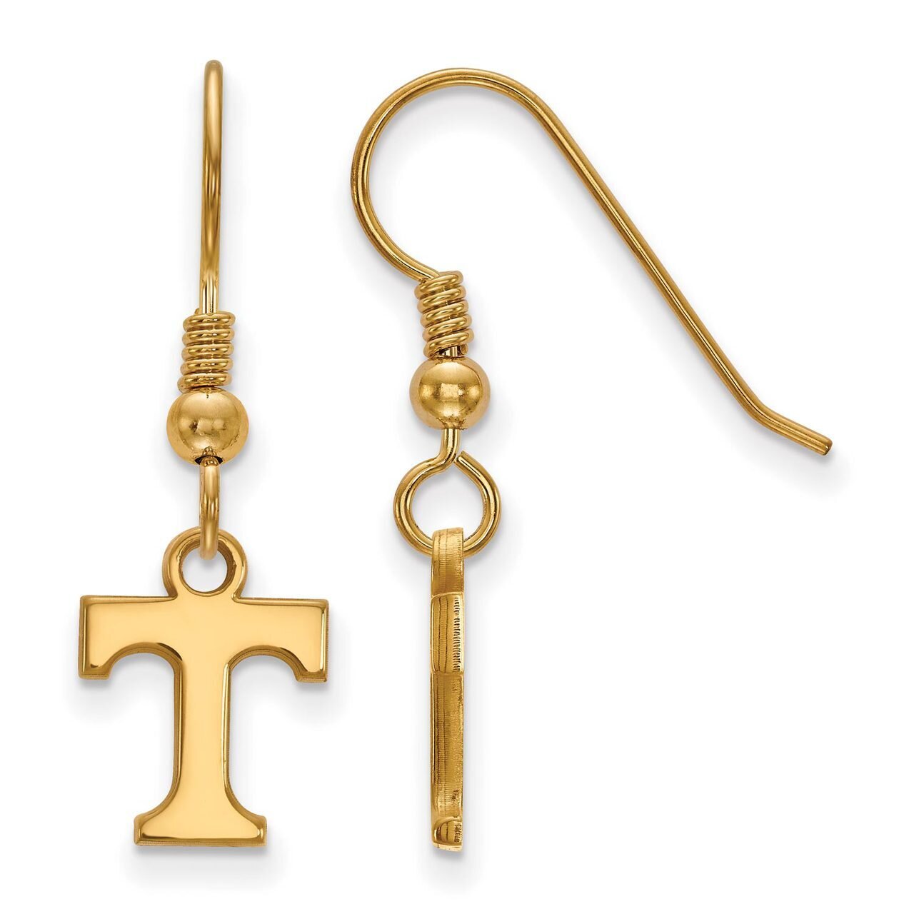 University of Tennessee x-Small Dangle Earring Wire Gold-plated Silver GP006UTN, MPN: GP006UTN, 886…