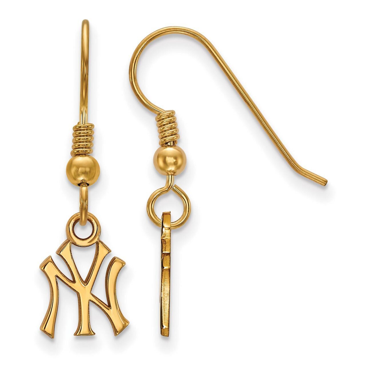 New York Yankees x-Small Dangle Earring Wire Gold-plated Silver GP006YAN, MPN: GP006YAN, 8867749045…