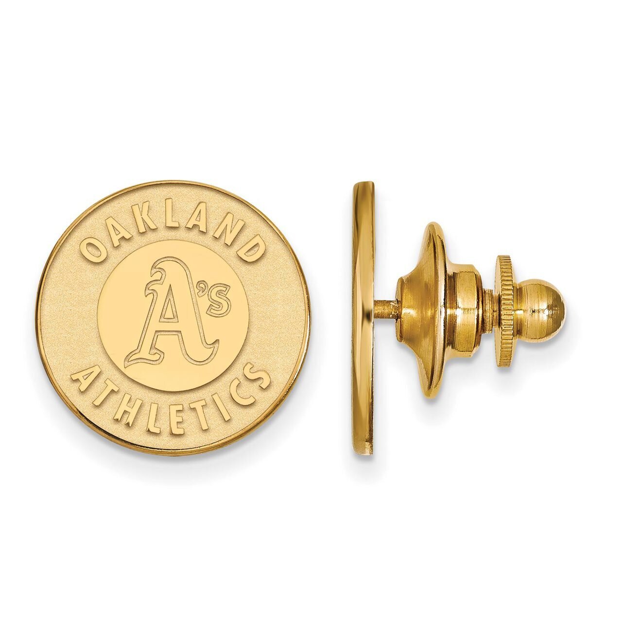 Oakland Athletics Lapel Pin Gold-plated Silver GP007ATH