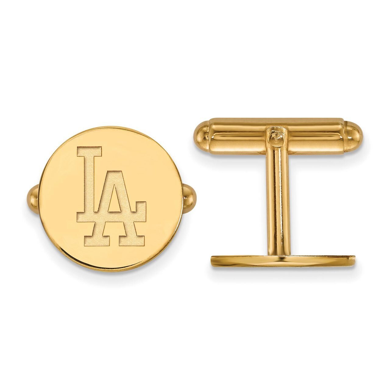 Los Angeles Dodgers Cufflinks Gold-plated Silver GP007DOD