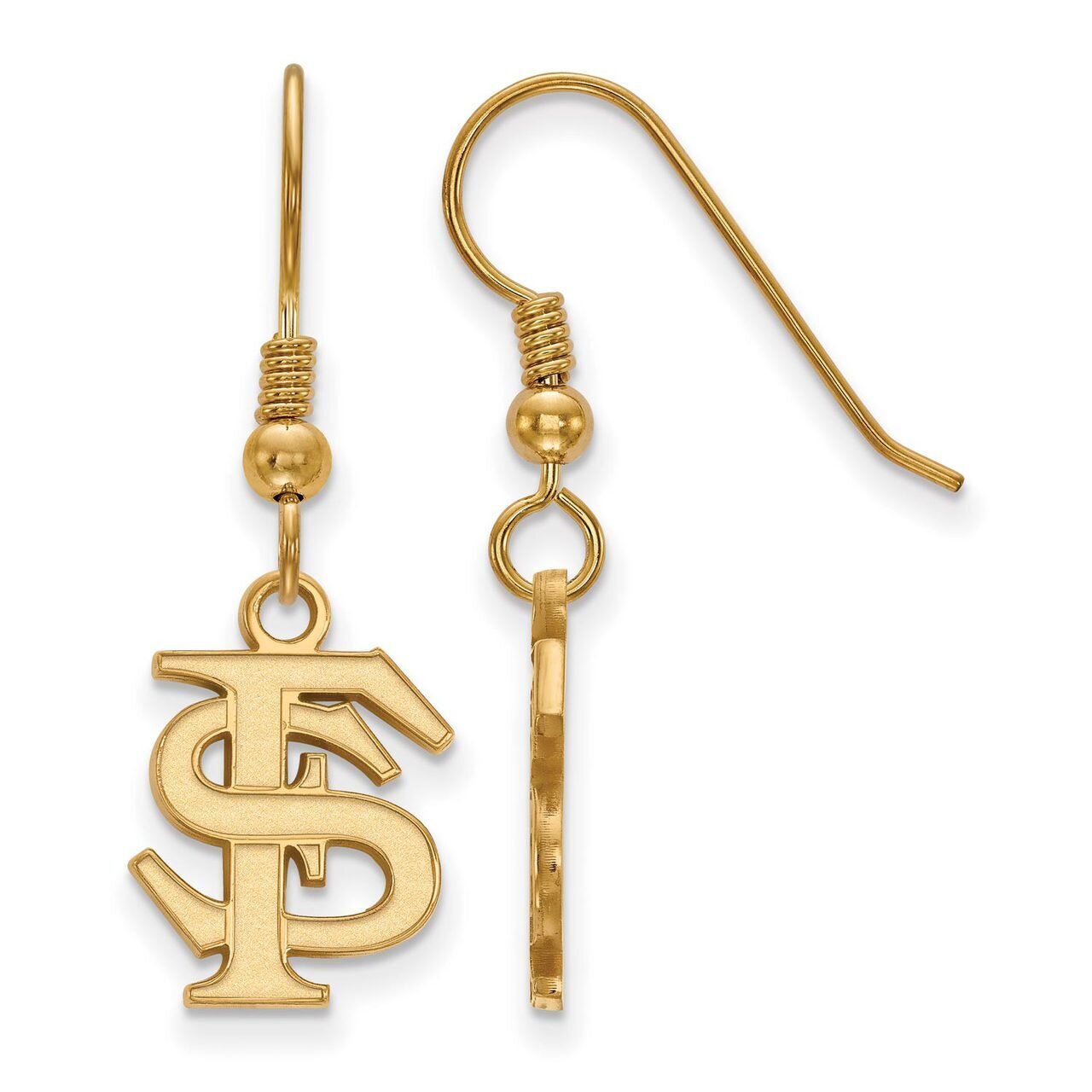 Florida State University Small Dangle Earring Wire Gold-plated Silver GP007FSU, MPN: GP007FSU, 8867…
