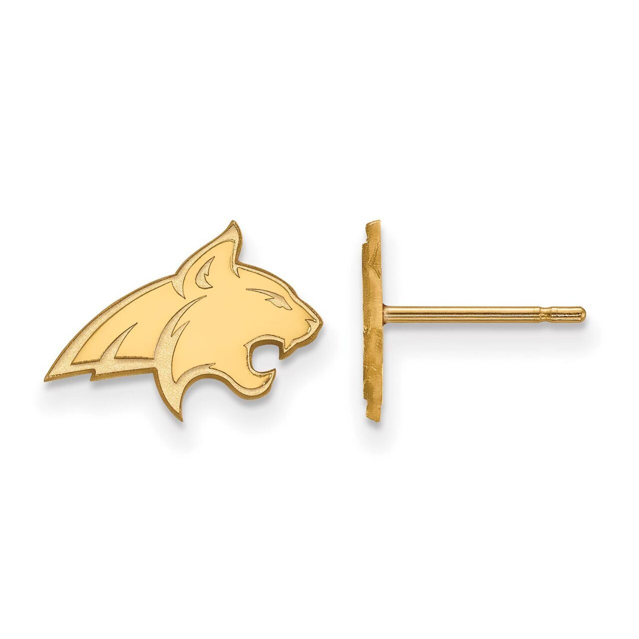 Montana State University x-Small Post Earring Gold-plated Silver GP007MTU