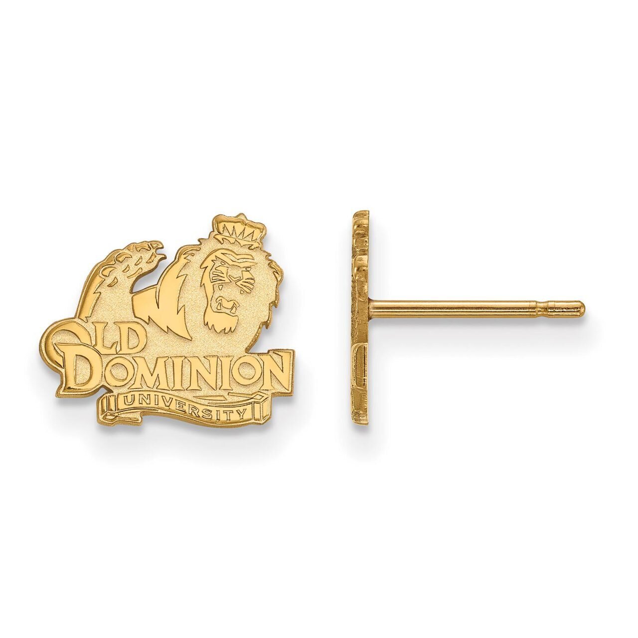 Old Dominion University x-Small Post Earring Gold-plated Silver GP007ODU, MPN: GP007ODU, 8867749055…