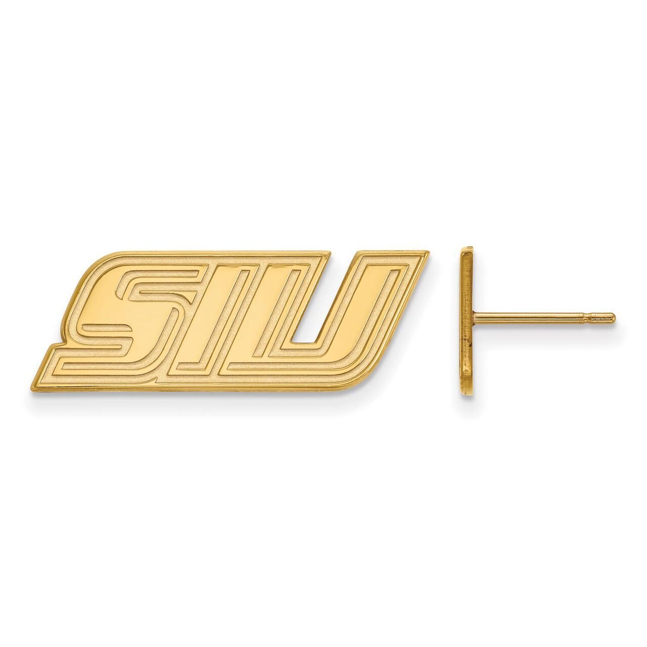 Southern Illinois University x-Small Post Earring Gold-plated Silver GP007SIU