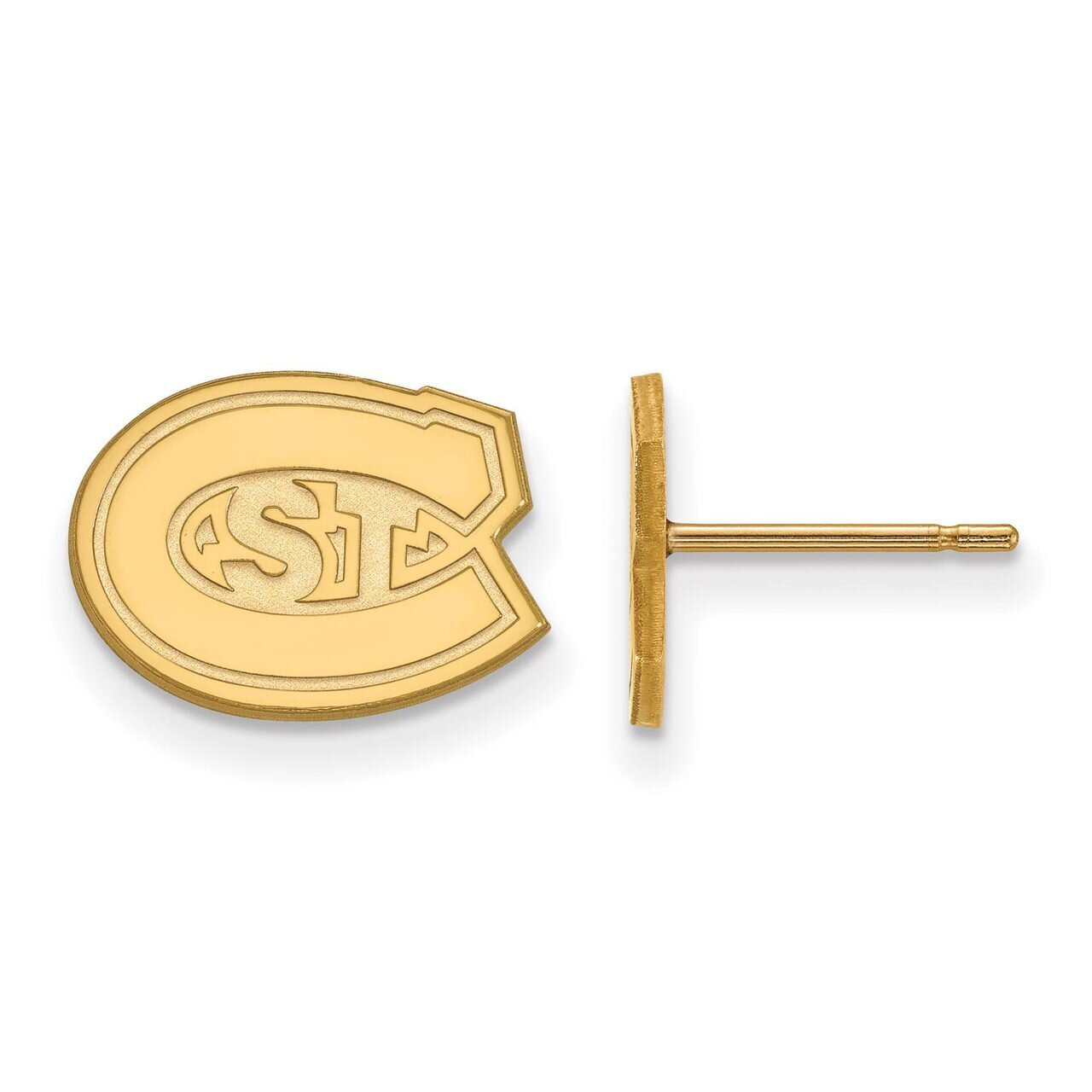 Saint Cloud State x-Small Post Earrings Gold-plated Silver GP007STC, MPN: GP007STC, 886774905853