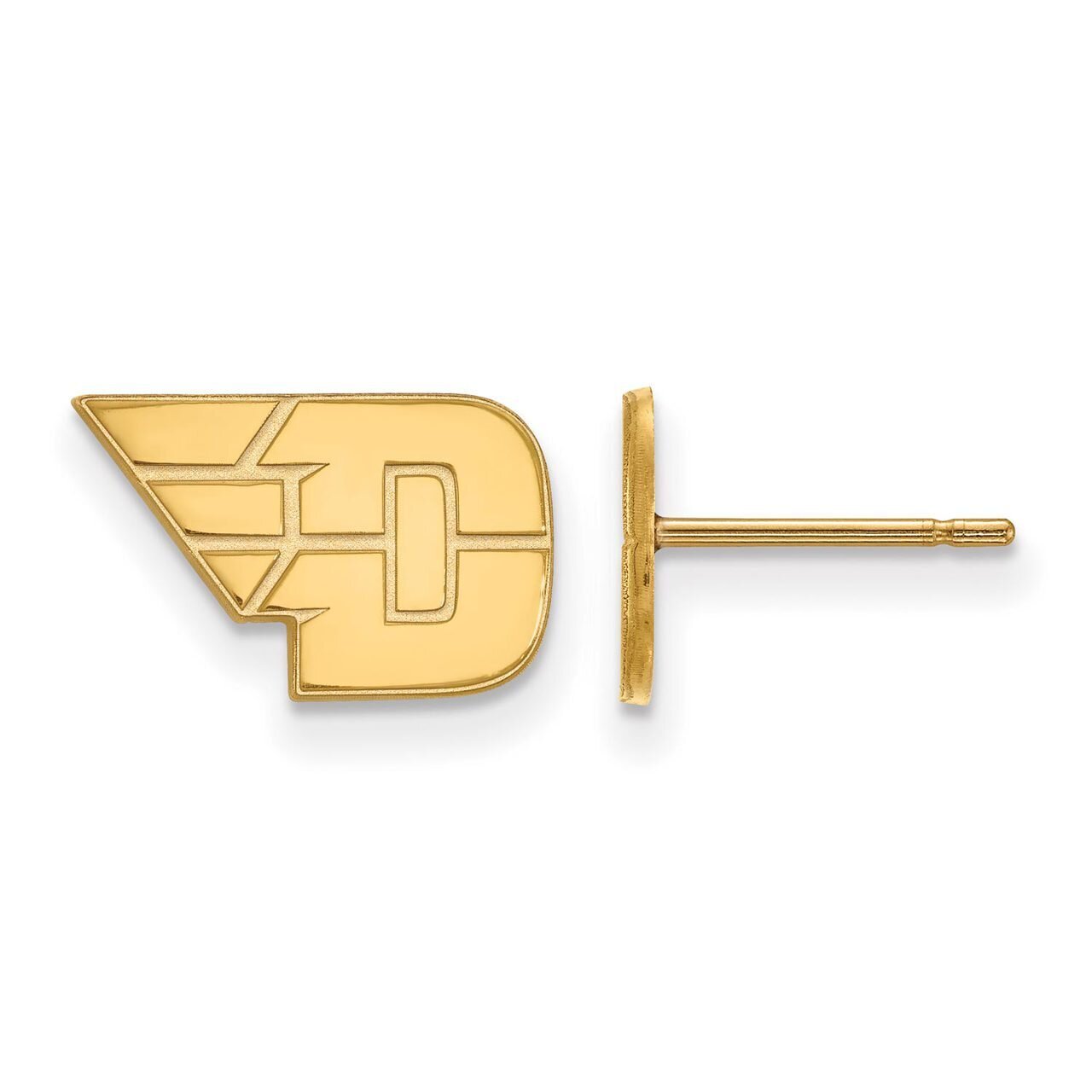 University of Dayton x-Small Post Earring Gold-plated Silver GP007UD, MPN: GP007UD, 886774906041