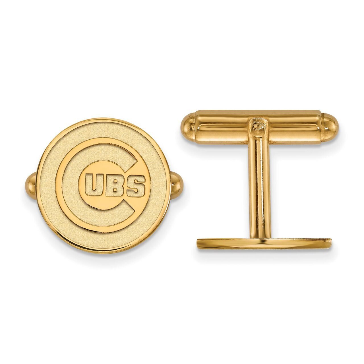 Chicago Cubs Cufflinks Gold-plated Silver GP008CUB