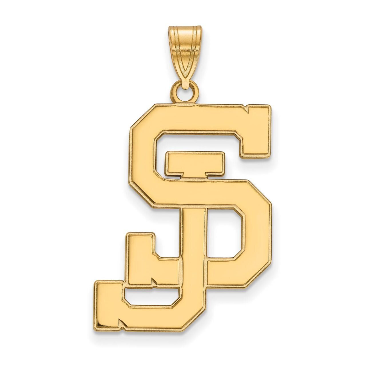 San Jose State University x-Large Pendant Gold-plated Silver GP008SJS