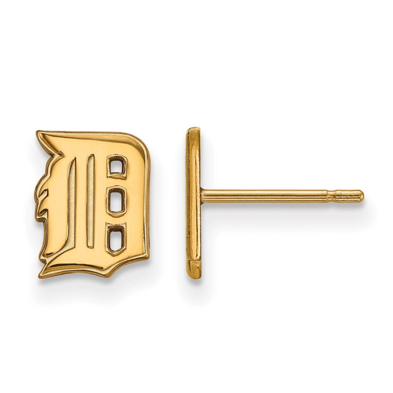 Detroit Tigers x-Small Post Earring Gold-plated Silver GP008TIG, MPN: GP008TIG, 886774907925