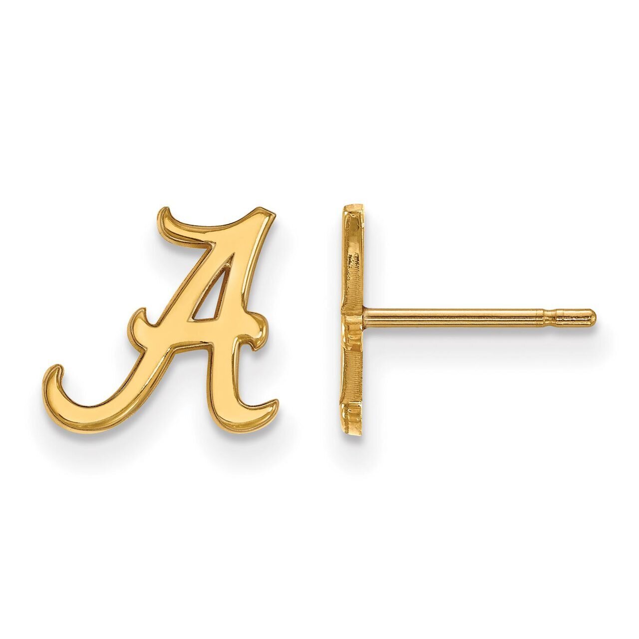 University of Alabama x-Small Post Earring Gold-plated Silver GP008UAL, MPN: GP008UAL, 886774907987