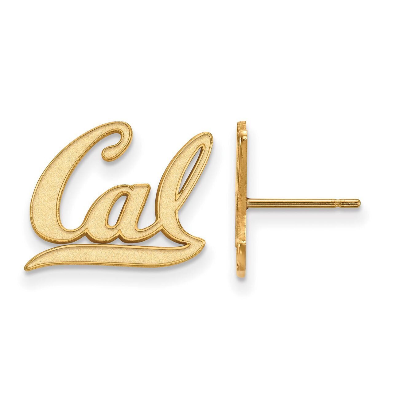 University of California Berkeley Small Post Earring Gold-plated Silver GP008UCB