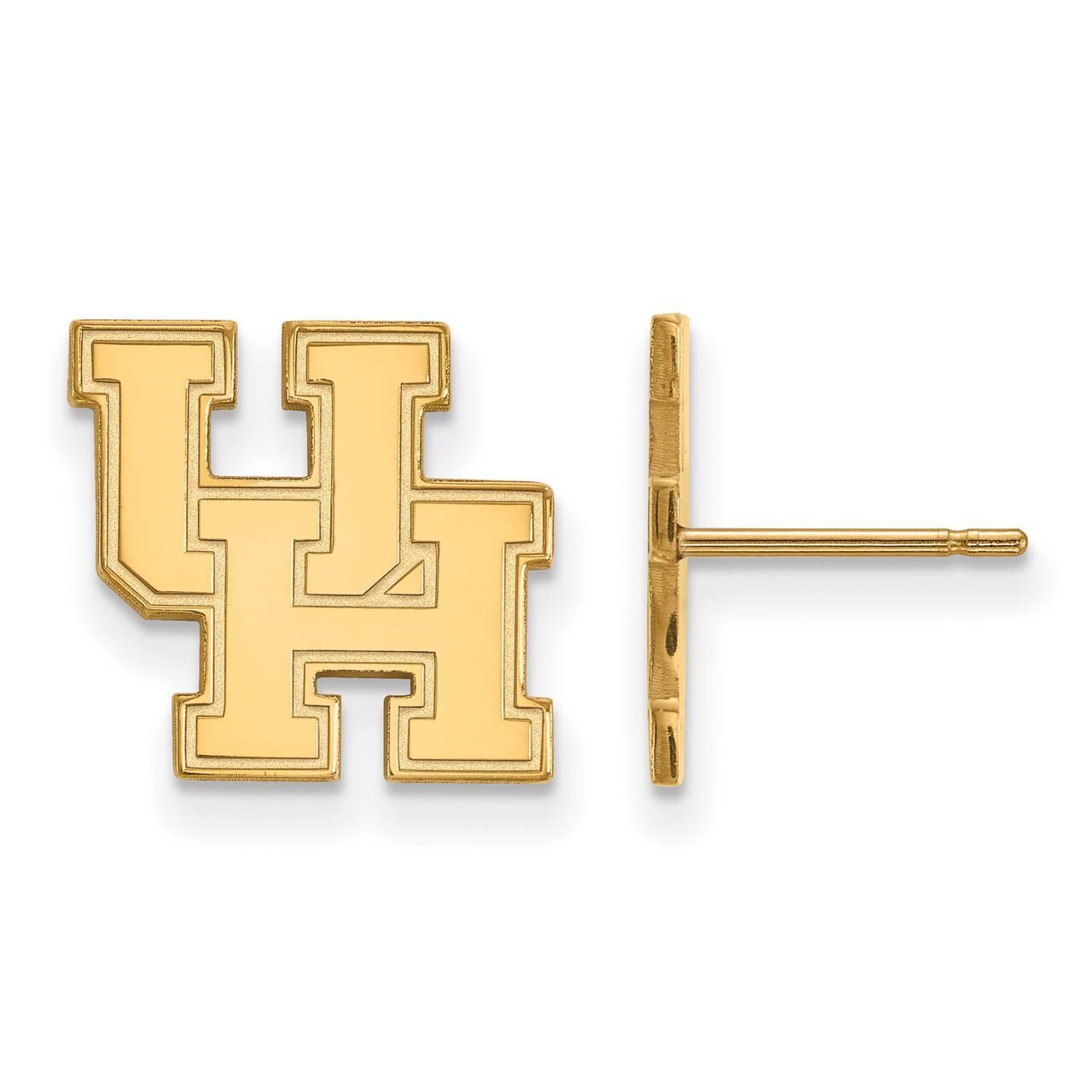 University of Houston Small Post Earring Gold-plated Silver GP008UHO