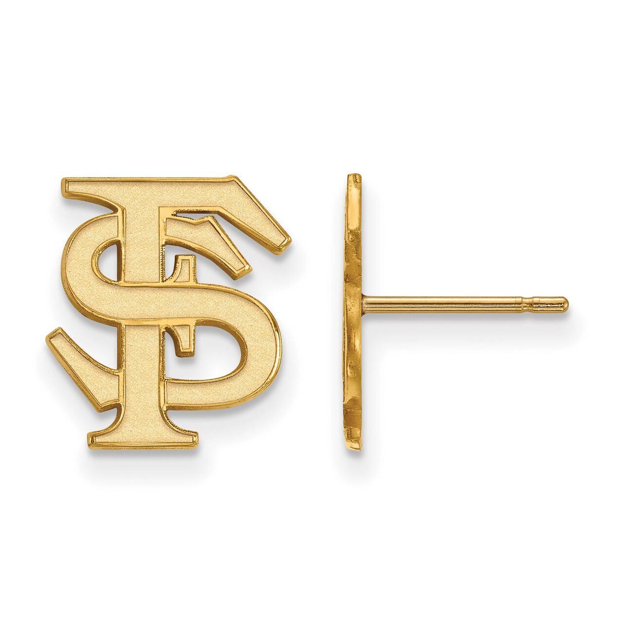 Florida State University Small Post Earring Gold-plated Silver GP009FSU, MPN: GP009FSU, 886774909110