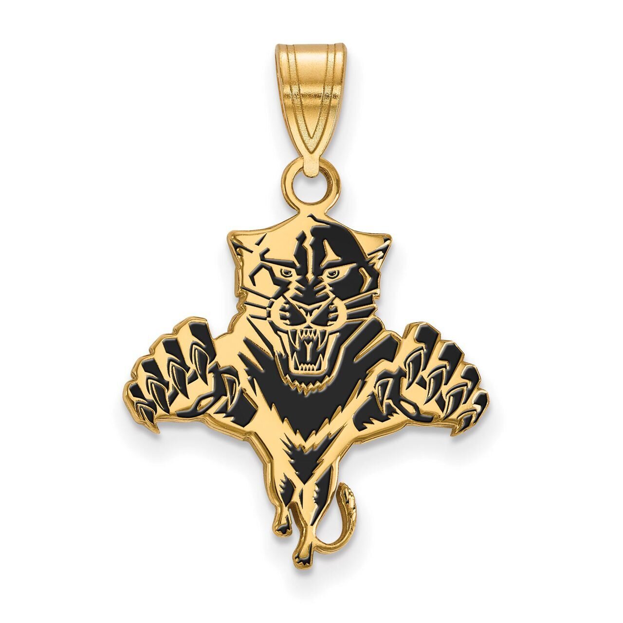 Florida Panthers Large Enamel Pendant Gold-plated Silver GP009PTH