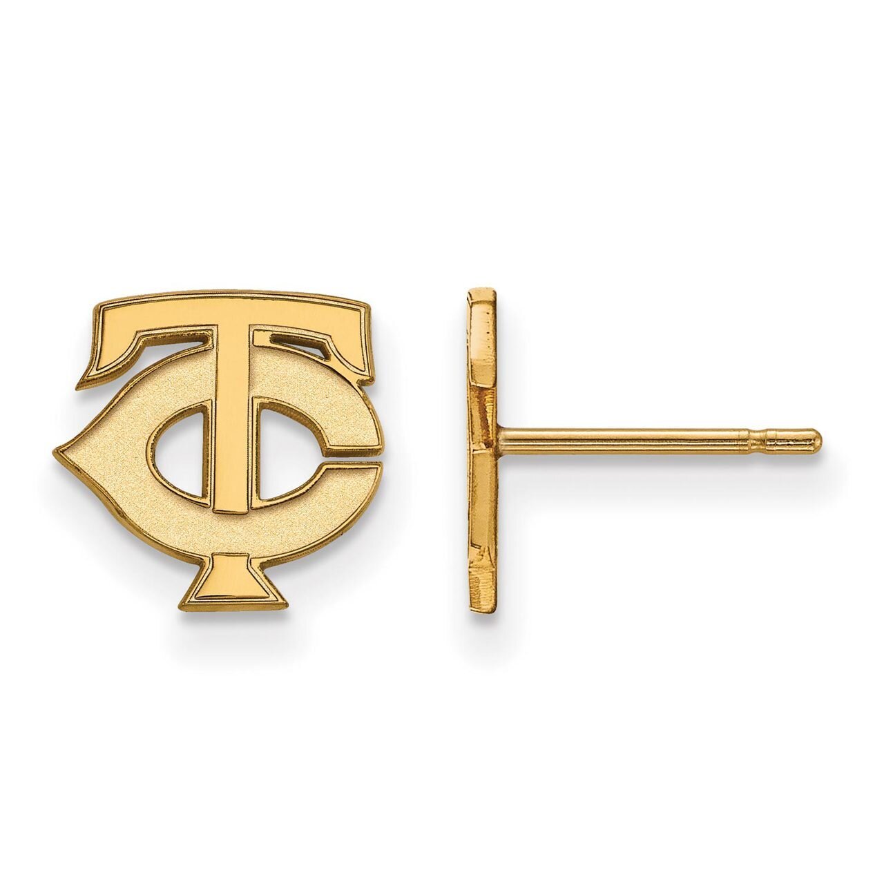 Minnesota Twins x-Small Post Earring Gold-plated Silver GP009TWN, MPN: GP009TWN, 886774909769