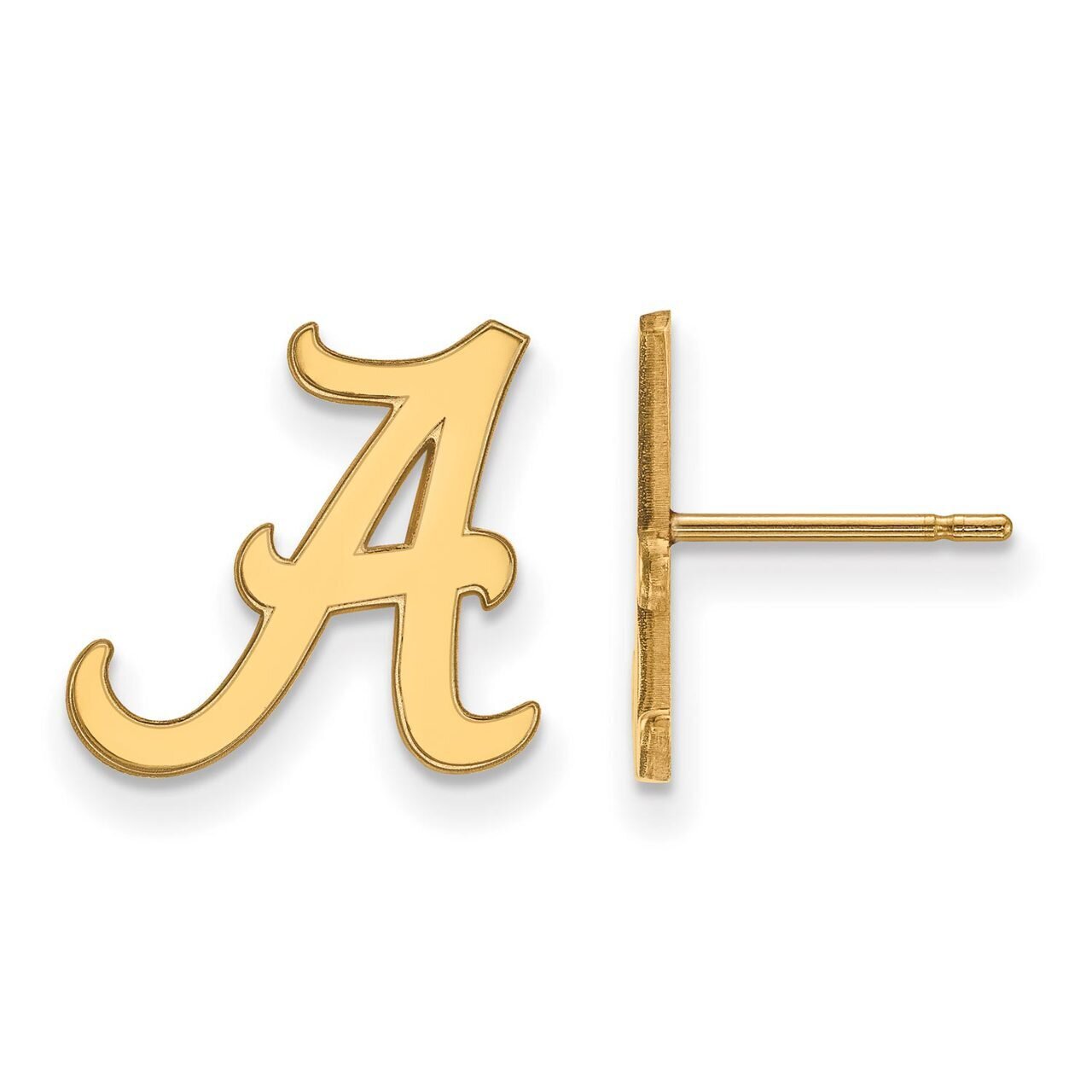 University of Alabama Small Post Earring Gold-plated Silver GP009UAL
