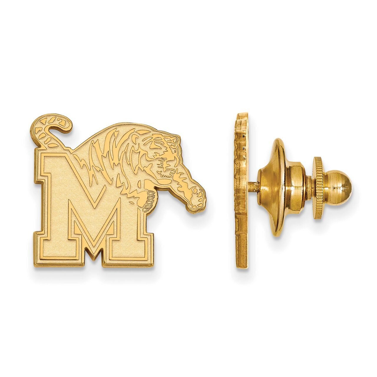 University of Memphis Lapel Pin Gold-plated Silver GP009UMP