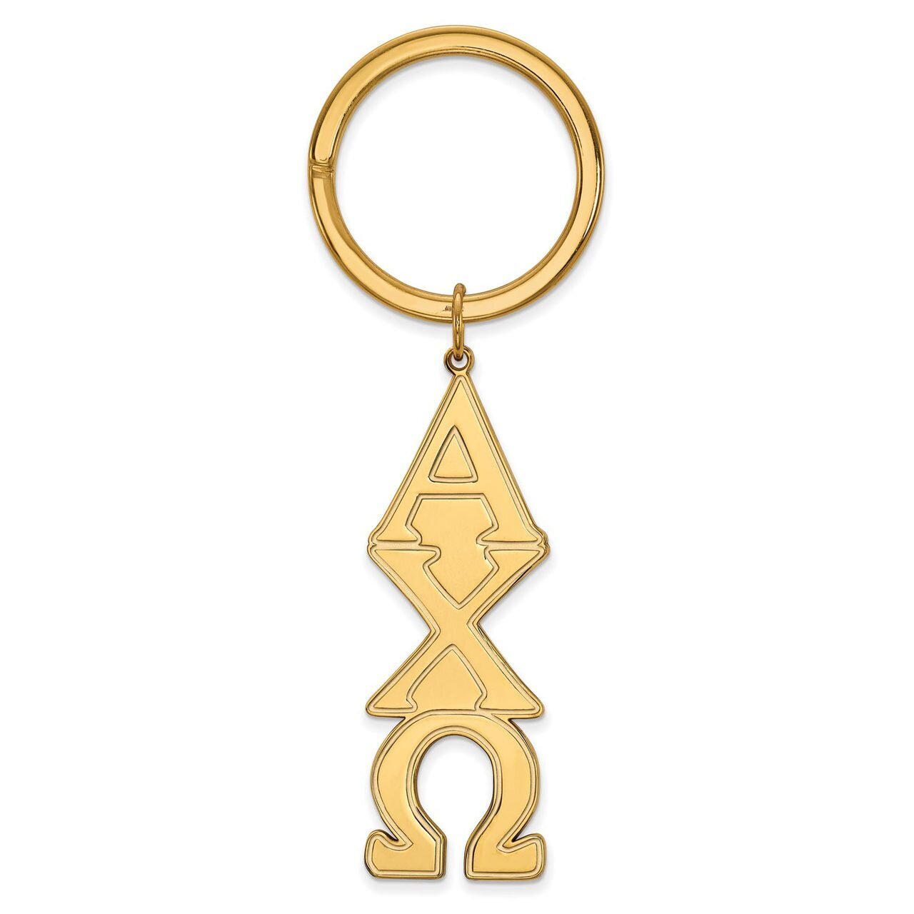 Alpha Chi Omega Key Chain Gold-plated Silver GP010ACO