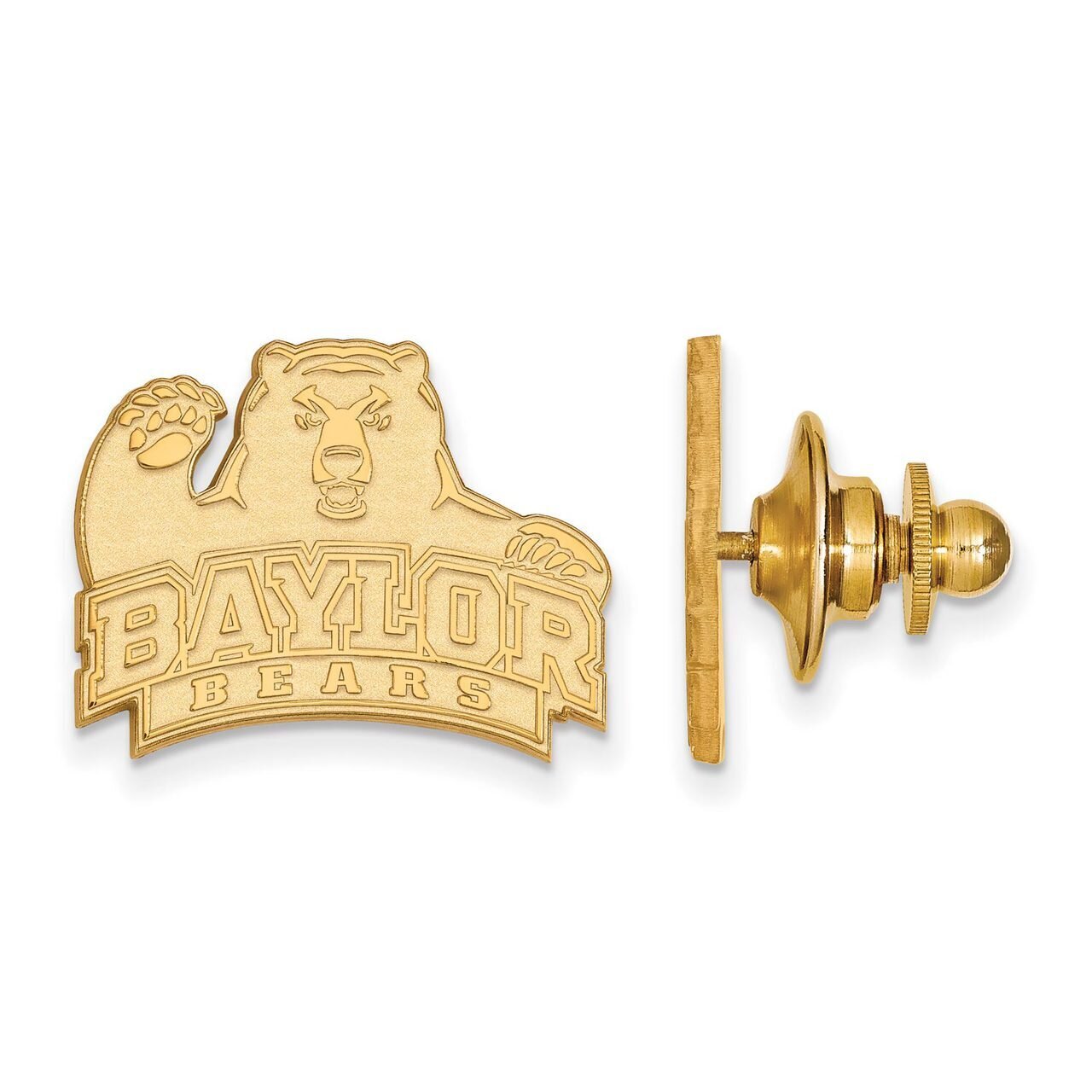 Baylor University Lapel Pin Gold-plated Silver GP010BU