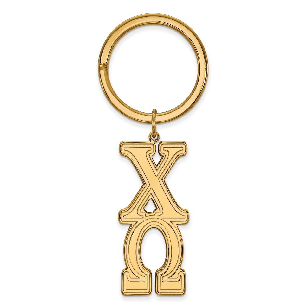 Chi Omega Key Chain Gold-plated Silver GP010CHO, MPN: GP010CHO, 886774910680
