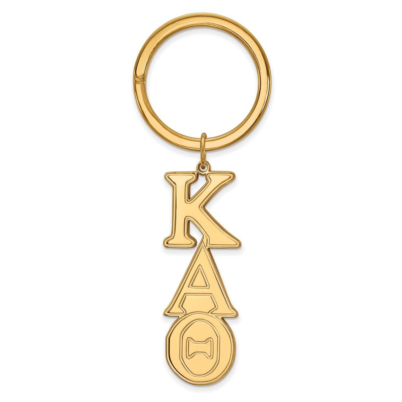 Kappa Alpha Theta Key Chain Gold-plated Silver GP010KAT, MPN: GP010KAT, 886774910987