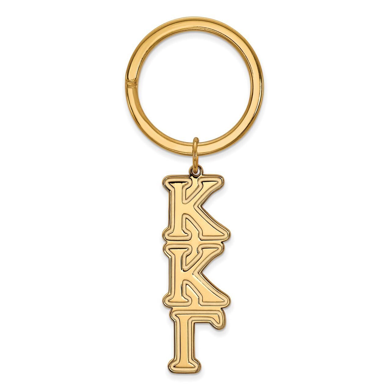 Kappa Kappa Gamma Key Chain Gold-plated Silver GP010KKG, MPN: GP010KKG, 886774911014