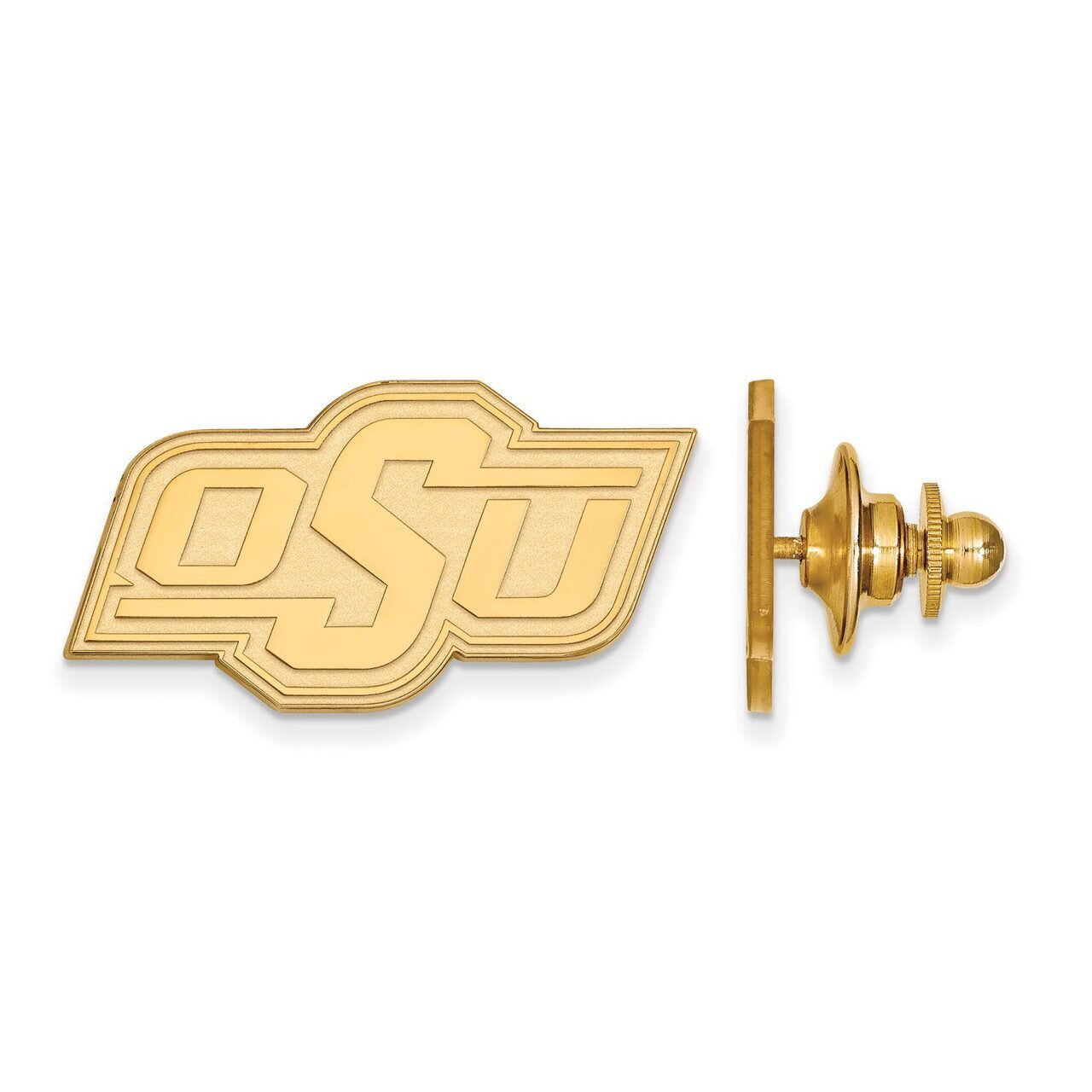 Oklahoma State University Lapel Pin Gold-plated Silver GP010OKS