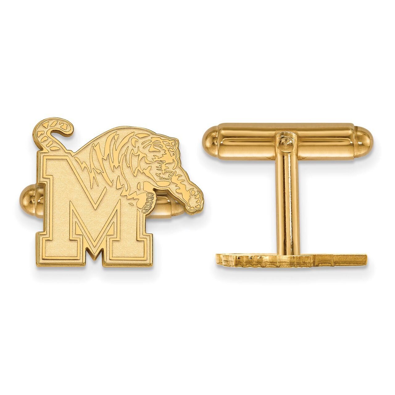 University of Memphis Cufflinks Gold-plated Silver GP010UMP