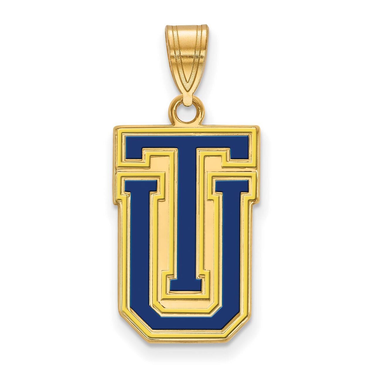 The University of Tulsa Large Enamel Pendant Gold-plated Silver GP010UTL