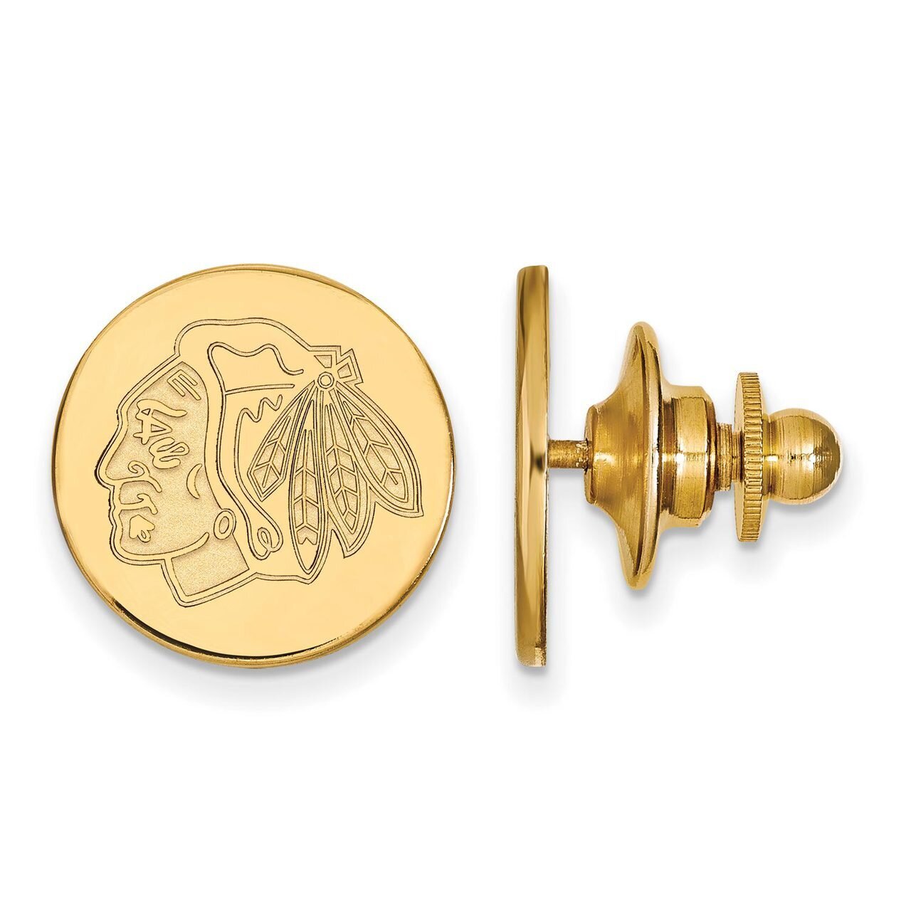 Chicago Blackhawks Lapel Pin Gold-plated Silver GP011BLA, MPN: GP011BLA, 886774742274