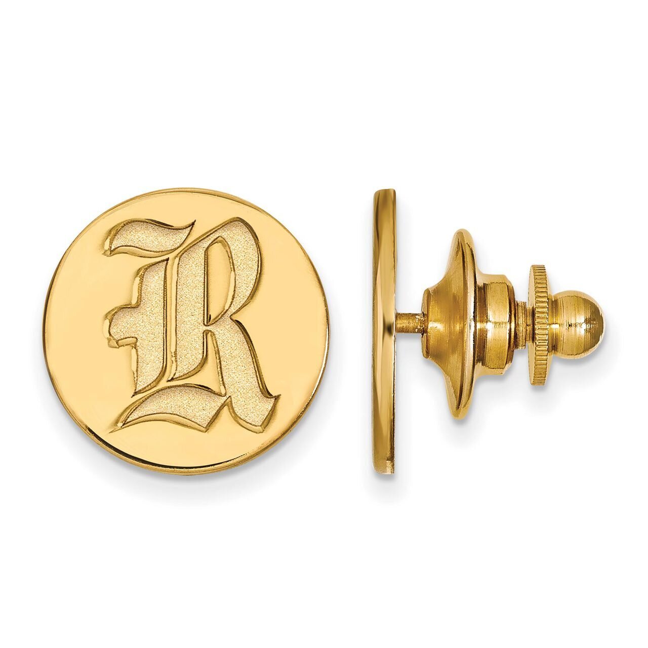 Rice University Lapel Pin Gold-plated Silver GP011WMR