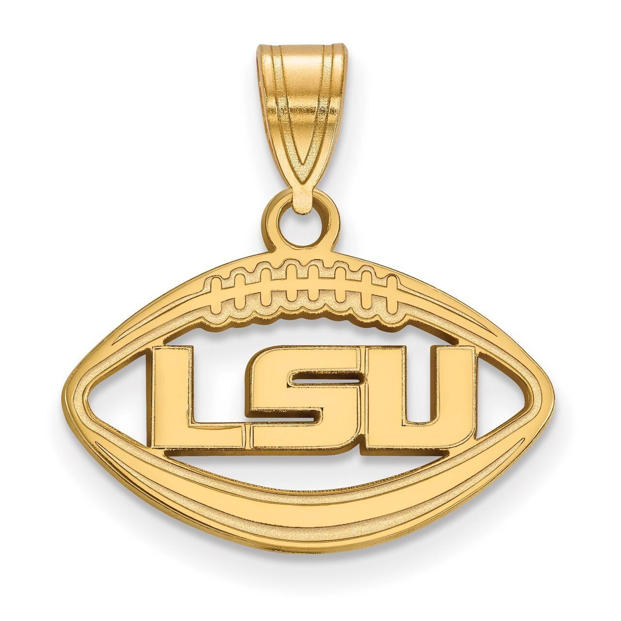 Louisiana State University Pendant in Football Gold-plated Silver GP012LSU