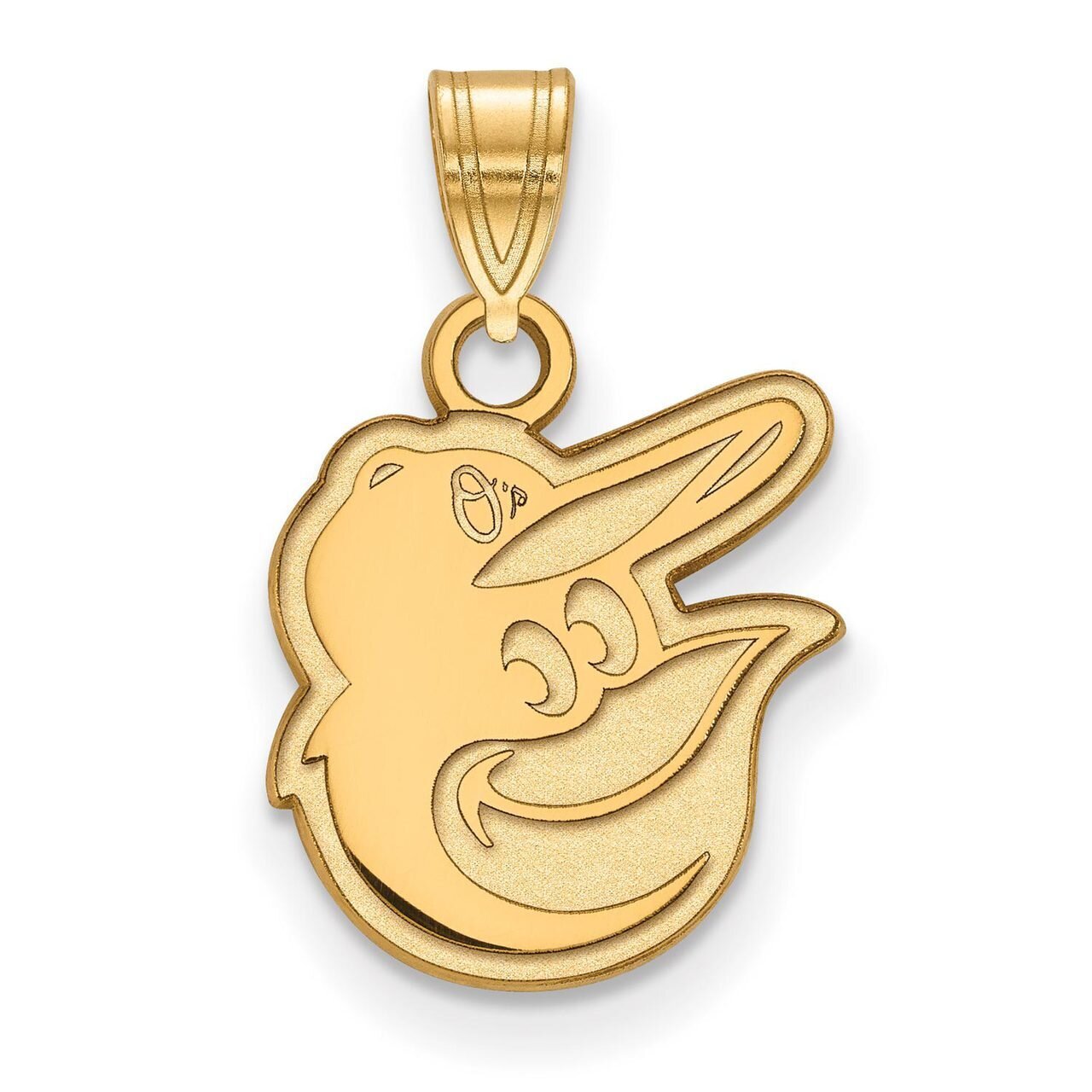 Baltimore Orioles Small Pendant Gold-plated Silver GP012ORI, MPN: GP012ORI, 886774914503