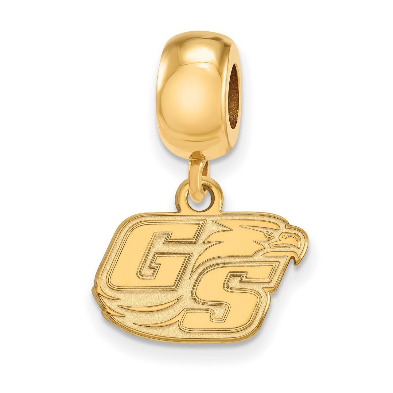Georgia Southern University x-Small Bead Charm Gold-plated Silver GP013GSU