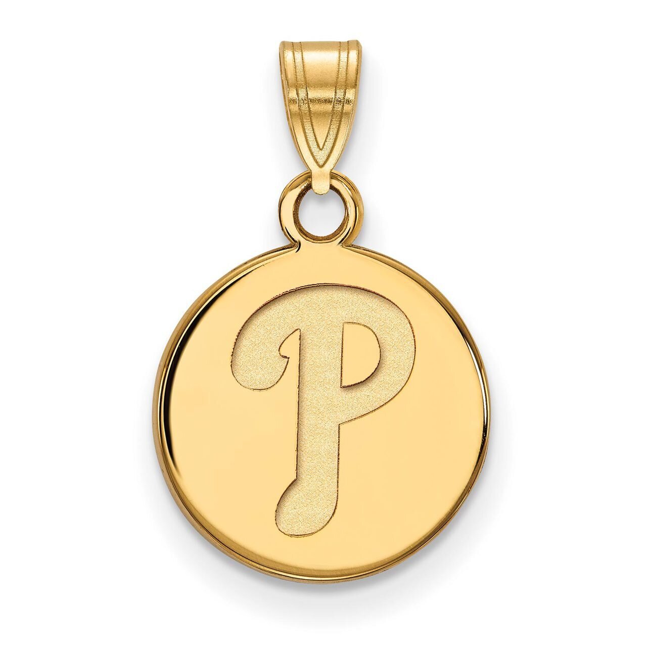 Philadelphia Phillies Small Disc Pendant Gold-plated Silver GP014PHI